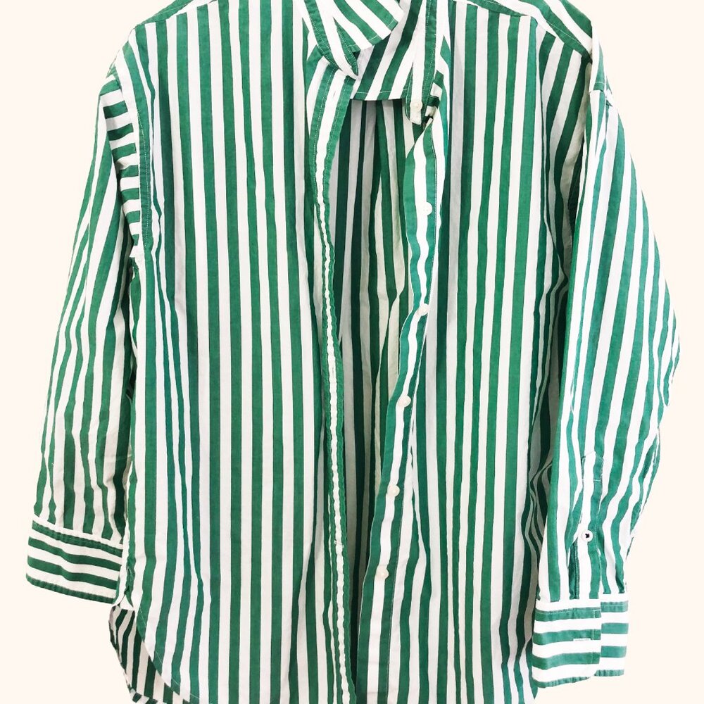 J. Crew Women's Striped Cotton Poplin Relaxed-fit Shirt